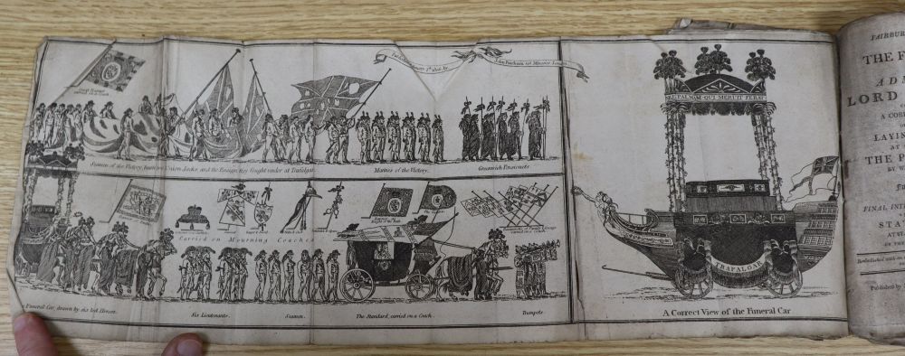 [Fairburn, John]. Fairburns Edition of the Life, Death and Funeral of Admiral Lord Nelson, thirty-fifth edition, 3 works, bound in one